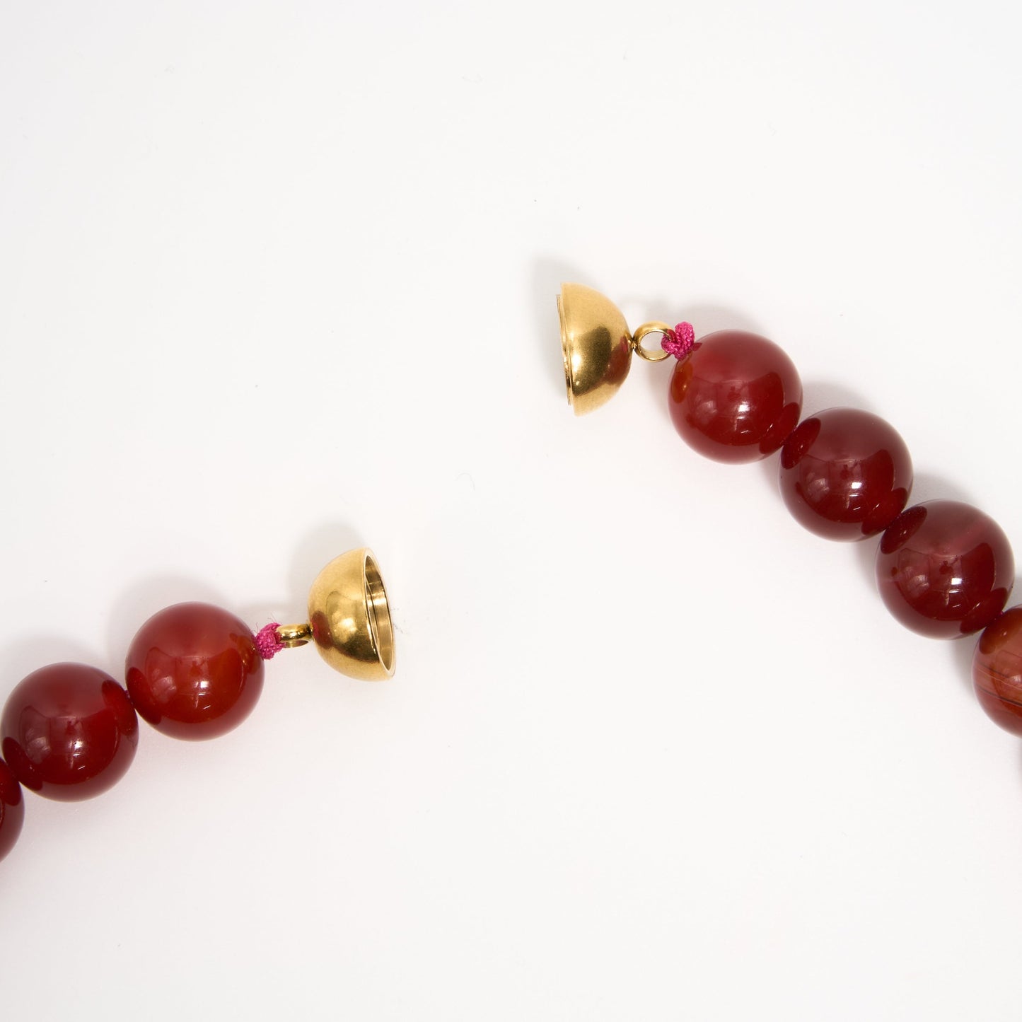 Big Red Onyx Necklace