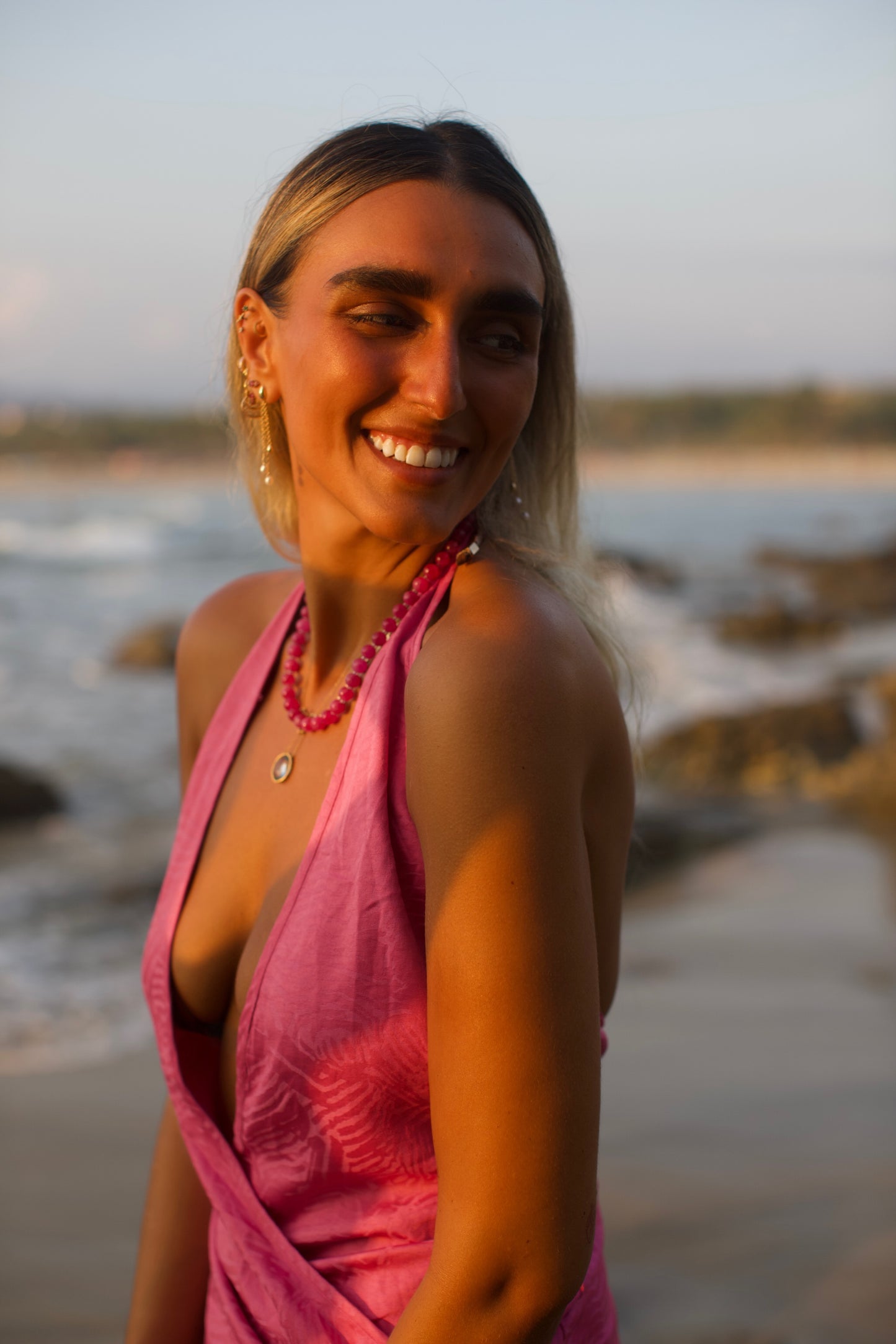 Cherry Jade Necklace