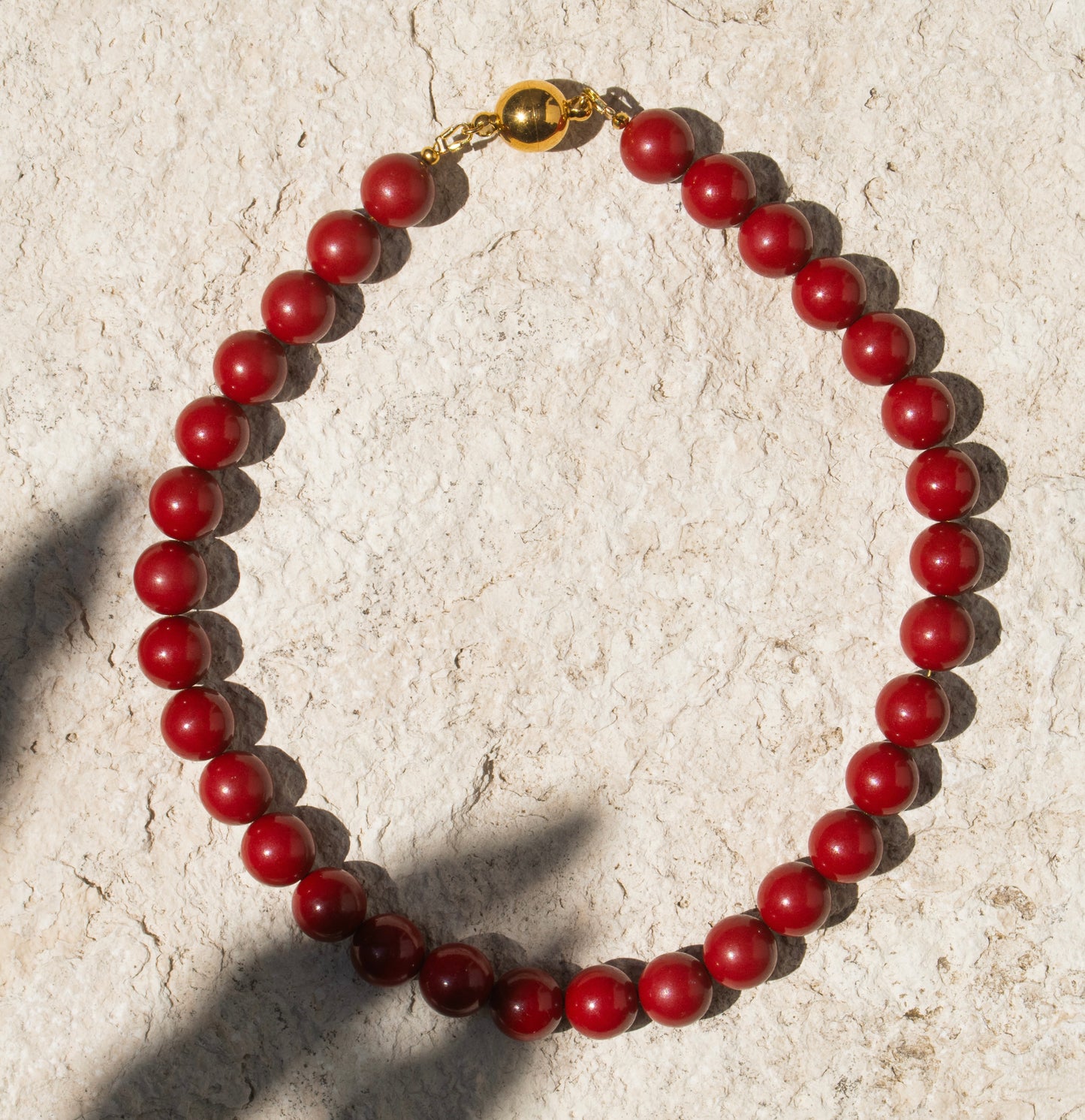 Big Cinnabar Necklace