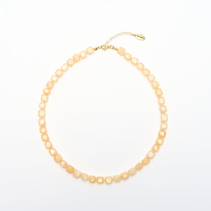 Square Jade Necklace