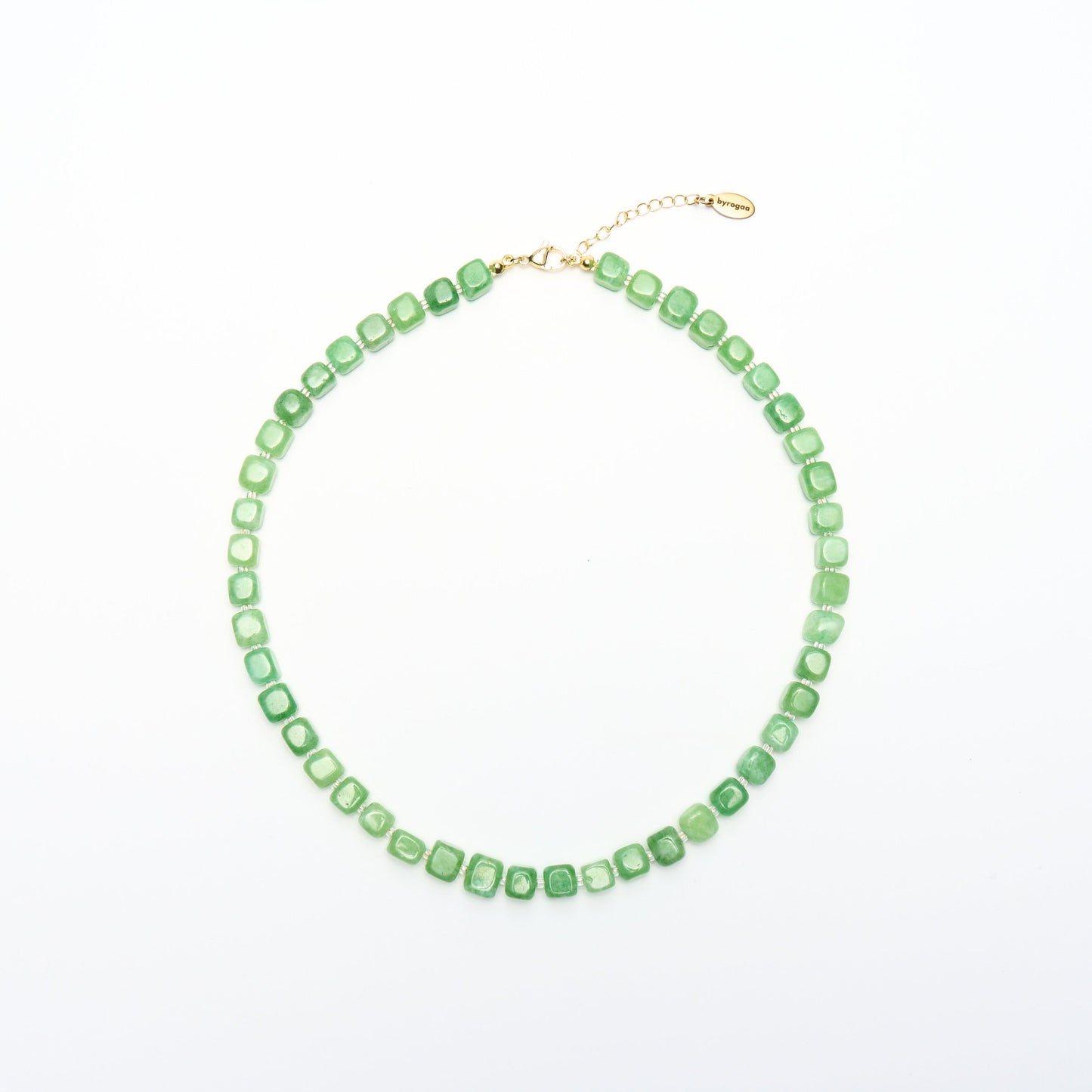 Square Jade Necklace