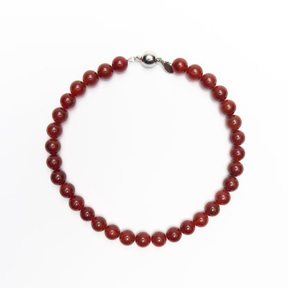 Big Red Onyx Necklace