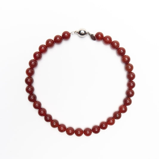 Big Red Onyx Necklace